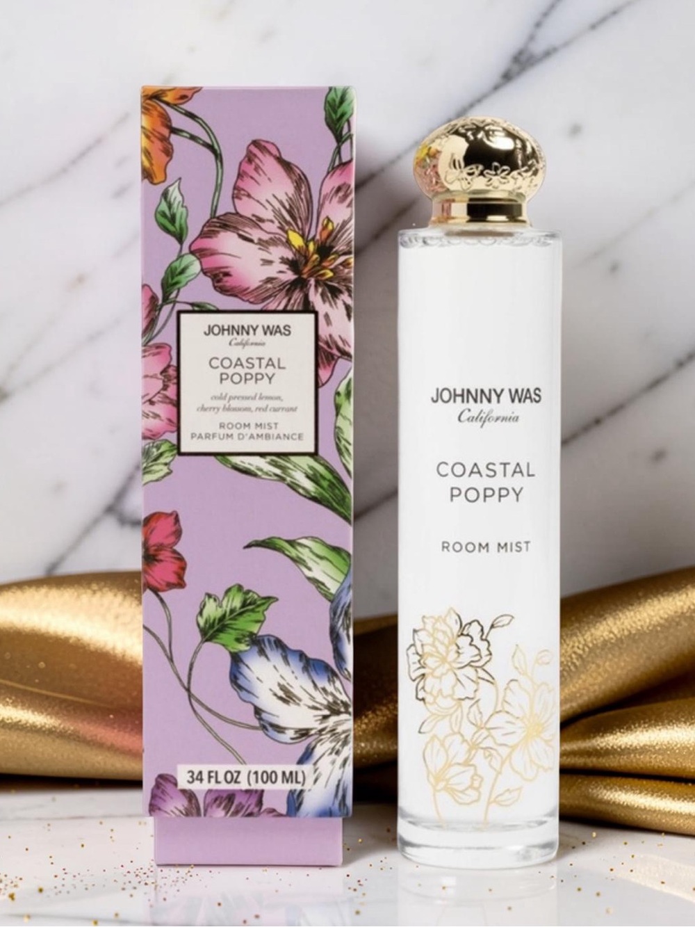 Johnny Was California NWT Coastal Poppy Room Mist Spray